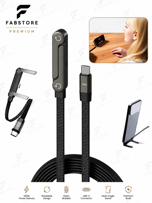 240W Nylon Braided Cable